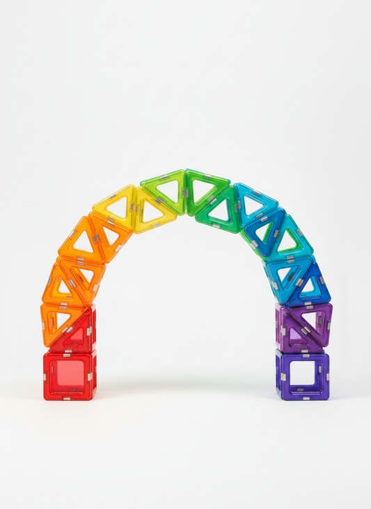 Geometric Magnetic Tiles