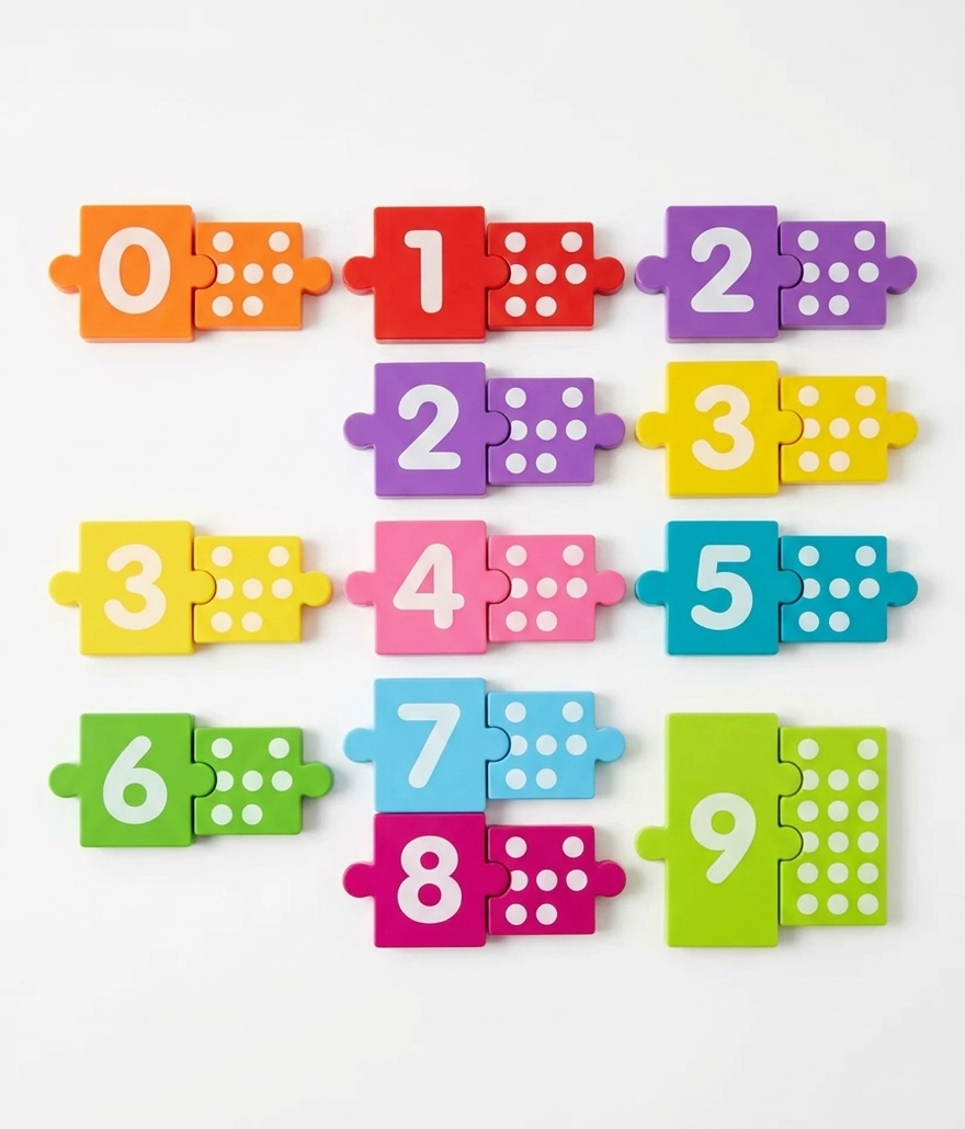 Number Matching Puzzle Set