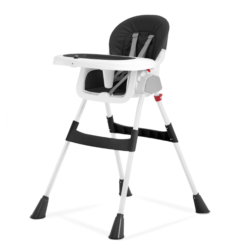 2 - in - 1 Folding High Chair to Booster with 3 Reclines, 5 - Point Harness - Babies Mall