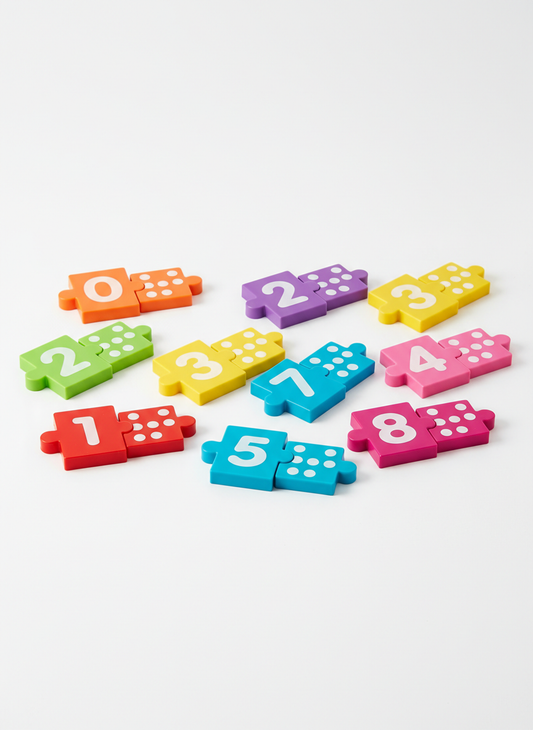 Number Matching Puzzle Set